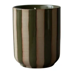 Vela aromática Burn 60 h, Stripe green