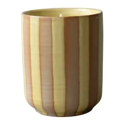 Vela aromática Burn 60 h, Stripe yellow