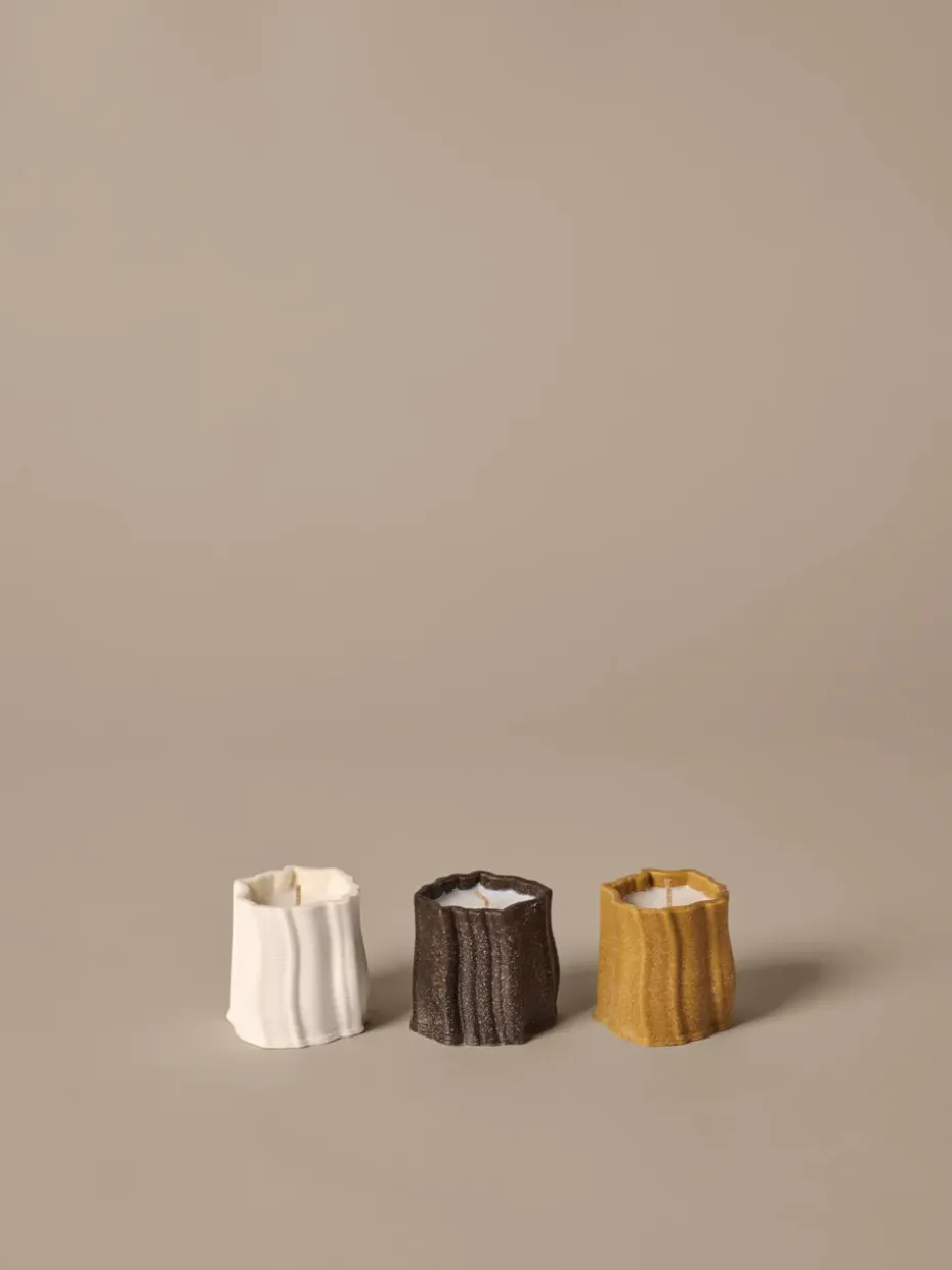 Vela aromática Rylith 13 h, 3 piezas, Higo, limón de citronela, manzanilla