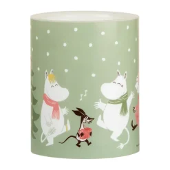 Vela gruesa LED Moomin 12,5 cm, Festive spirits