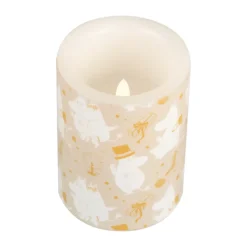 Vela gruesa LED Moomin 10 cm, Sparkling stars