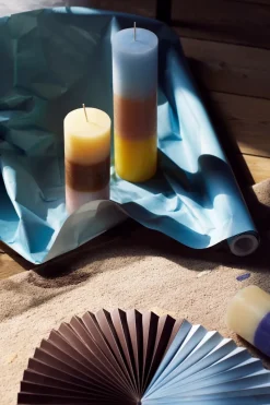 Vela gruesa Rainbow 25 cm, Pineapple cloud