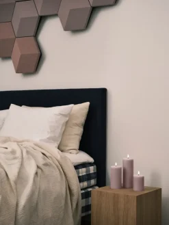 Vela LED ester & erik, 52 Soft Rose, 15 cm