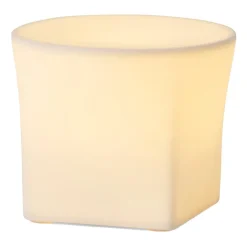 Vela LED Ignus 8 cm, Blanco hueso