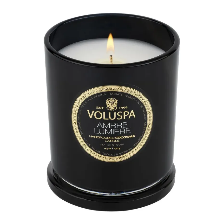 Vela perfumada Classic Maison Noir 60 horas, Ambre Lumiere