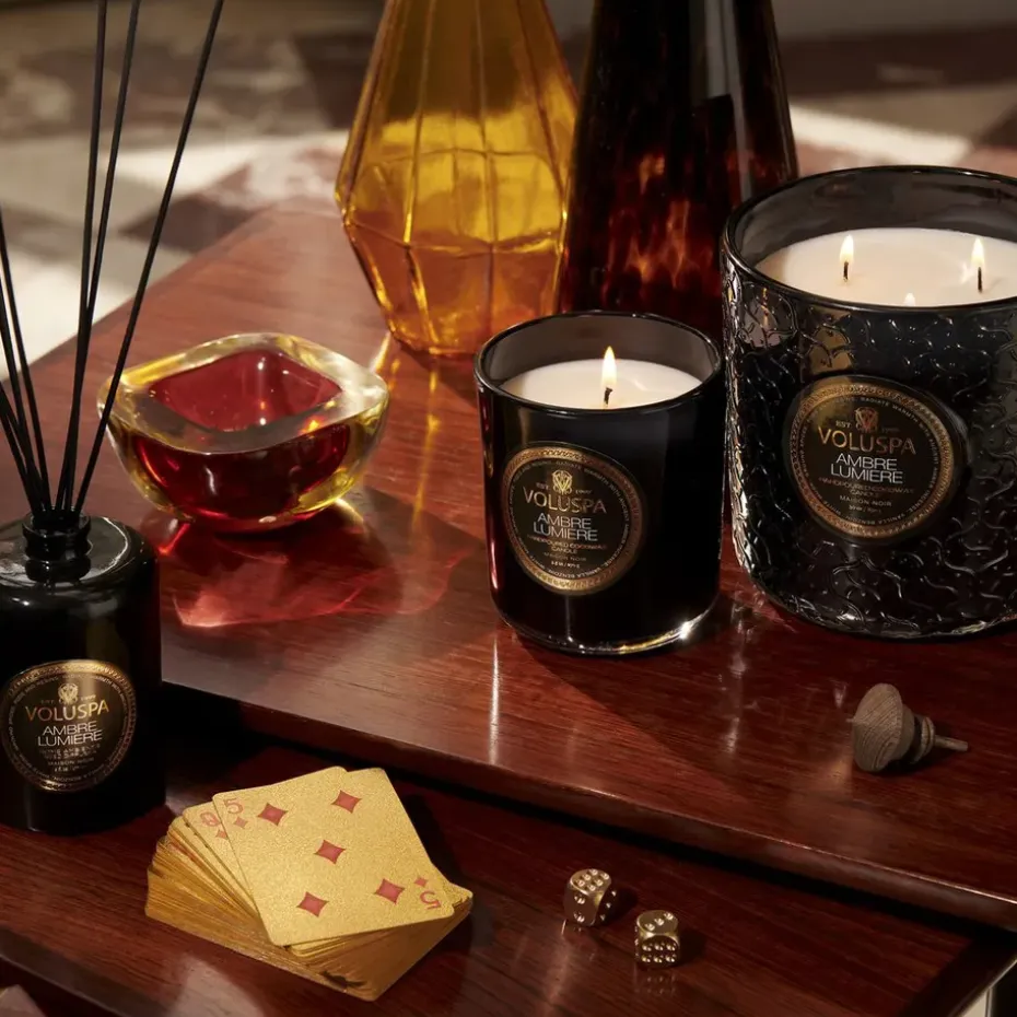 Vela perfumada Classic Maison Noir 60 horas, Ambre Lumiere