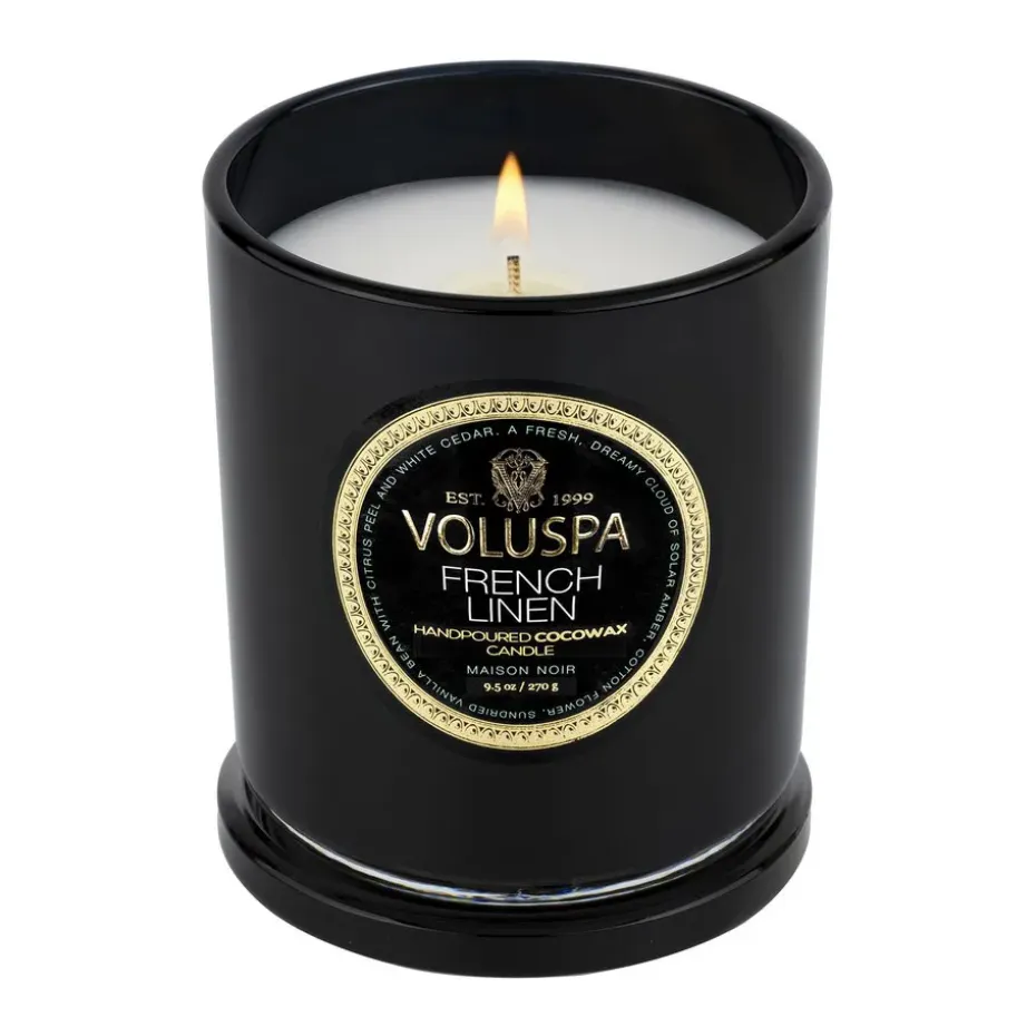 Vela perfumada Classic Maison Noir 60 horas, French Linen