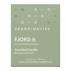 Vela perfumada con tapa Fjord, 65 g
