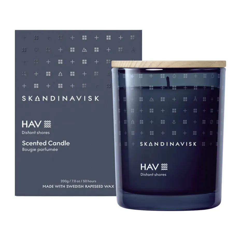 Vela perfumada con tapa Hav, 200 g