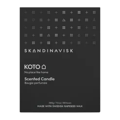 Vela perfumada con tapa Koto, 200 g