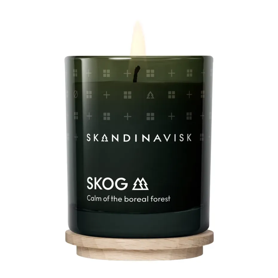 Vela perfumada con tapa Skog, 65 g