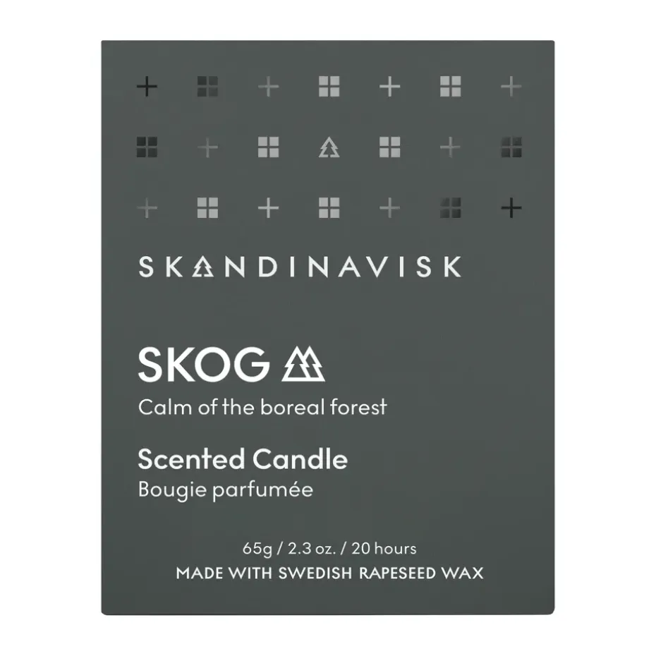 Vela perfumada con tapa Skog, 65 g