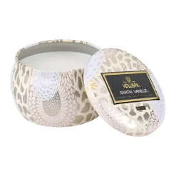 Vela perfumada Decorative Tin 25h, Santal Vanille