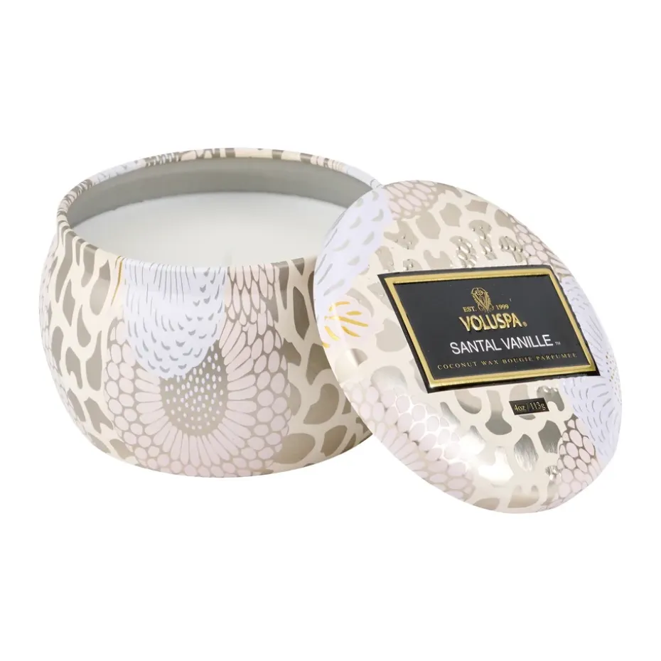 Vela perfumada Decorative Tin 25h, Santal Vanille