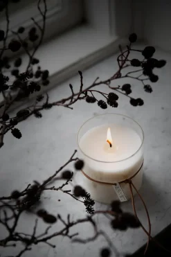 Vela perfumada en vaso con cintura Ernst Ø8 cm, I det enkla