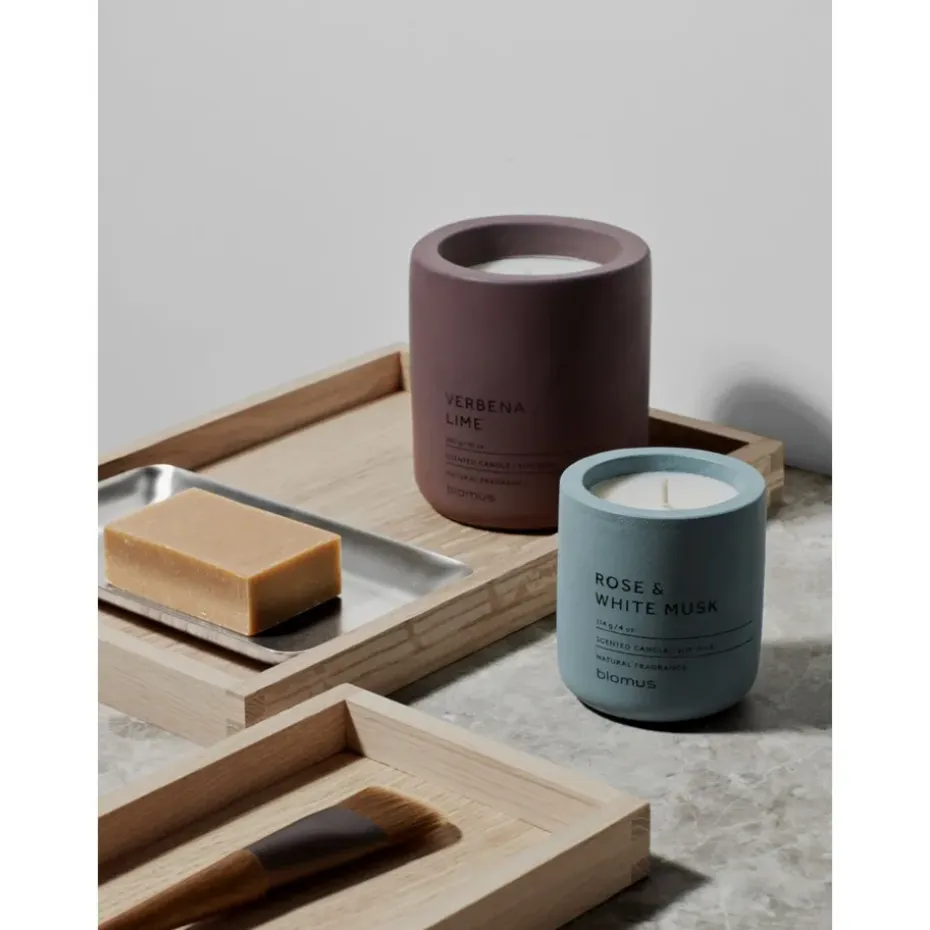 Vela perfumada Fraga 24 horas, Rose & White Musk-Flintstone