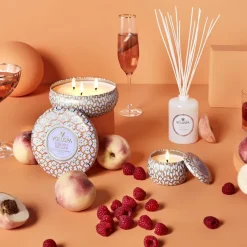 Vela perfumada Maison Blanc 3-wick Tin 40 horas, Italian Bellini