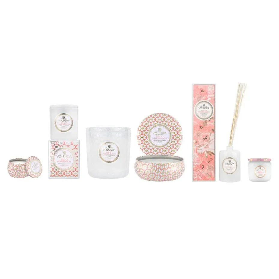 Vela perfumada Maison Blanc Mini Tin 25 horas, Saijo Persimmon