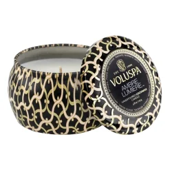 Vela perfumada Maison Noir Mini Tin 25 horas, Ambre Lumiere