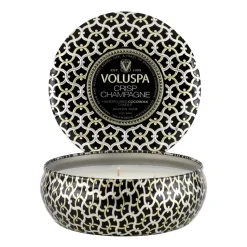 Vela perfumada Maison Noir 3-wick Tin 40 horas, Crisp Champagne
