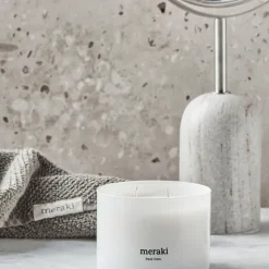 Vela perfumada Meraki, 60 horas, Fresh linen