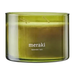 Vela perfumada Meraki, 60 horas, Lavender rain