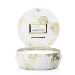 Vela perfumada 3-wick in a tin 60h, Panjore Lychee