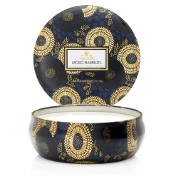 Vela perfumada 3-wick in a tin 60h, Moso Bamboo