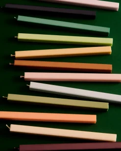 Vela Square Candl mix 4-pack, Pastel