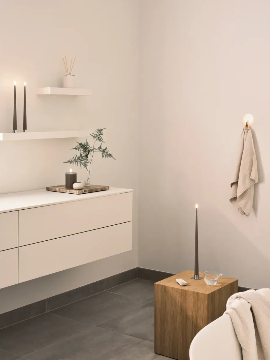 Velas LED ester & erik, 2-pack, 77 Caviar , 30 cm