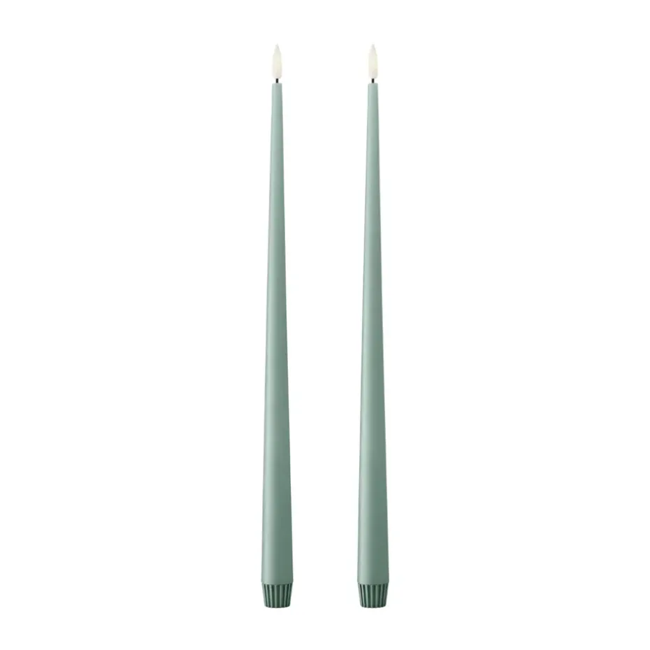 Velas LED ester & erik, 2-pack, 67 Jade stone, 40 cm
