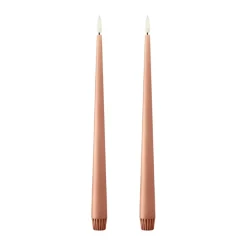 Velas LED ester & erik, 2-pack, 20 Rosy caramel , 30 cm