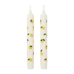 Velas Lemon 2-pack, White-yellow
