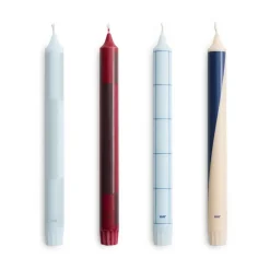 Velas Pattern 4-pack, Blues-bordeaux