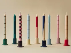 Velas Pattern 4-pack, Blues-bordeaux