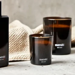 Velas perfumadas 12 horas Meraki 12, 2-pack, Dark wood