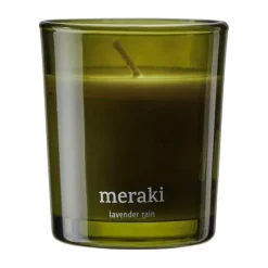 Velas perfumadas 12 horas Meraki 12, 2-pack, Lavender rain