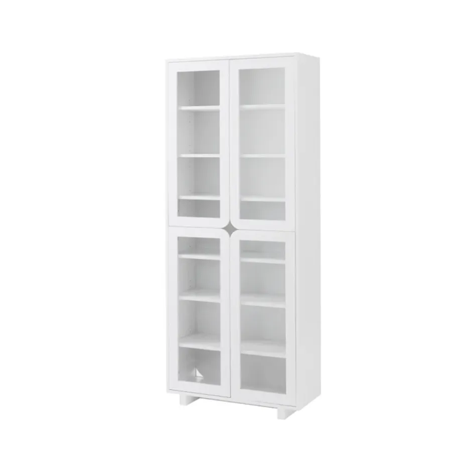 Vitrina alta Vidja, Lacado blanco