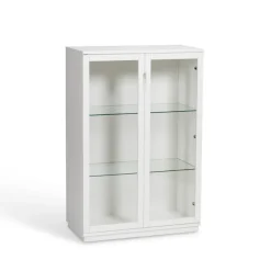 Vitrina Aoko 120 cm, Lacado blanco