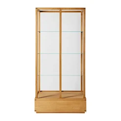 Vitrina Japanese grande, Roble aceitado en tono cálido