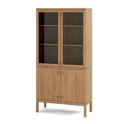Vitrina Prio, Roble aceite natural con iluminación