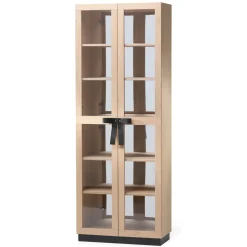 Vitrina The Bow, Roble aceitado blanco