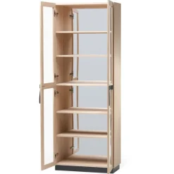 Vitrina The Bow, Roble aceitado blanco