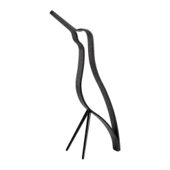 Woody bird high 32 cm, Black stained oak